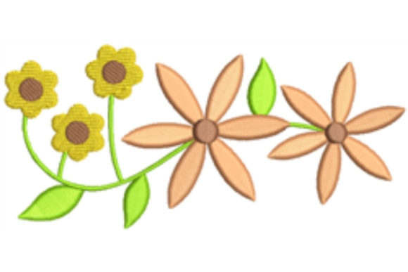 Charming Daisy Flowers for Festive Embroidery