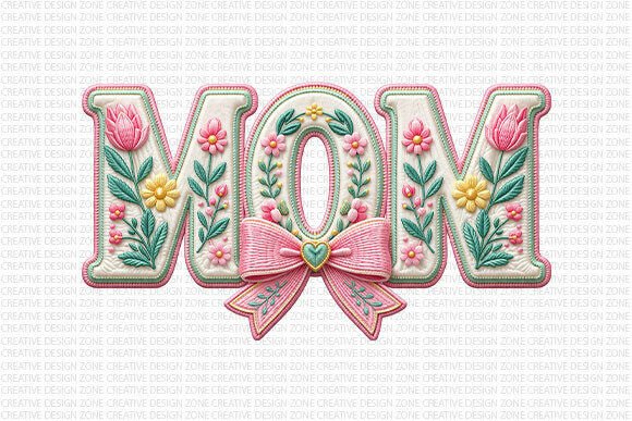 Charming Floral Mom Embroidery PNG Review