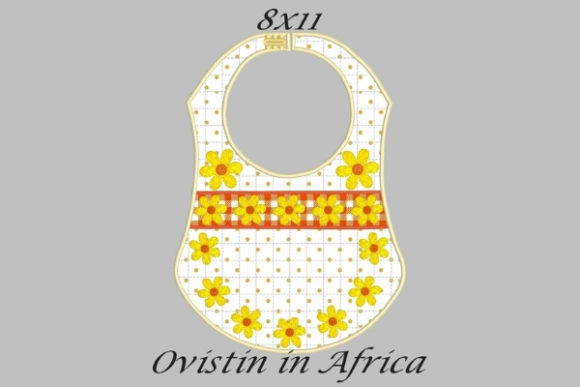 Charming Yellow Flowers Adorable Baby Bib