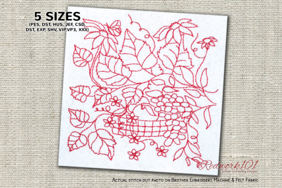 Fruits Basket with Flowers: A Versatile Design